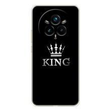 Чехол (Корона на чёрном фоне) для Реалми 14 Про Плюс – KING