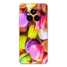 Чехол с изображением  вкусной еды для Realme 14 Pro Plus – Макаруны