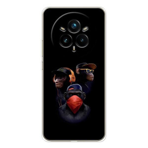 Чехол с Обезьянами Realme 14 Pro Plus - (AlphaPrint)