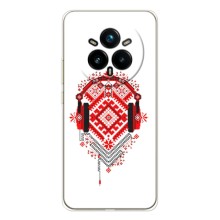 Силіконовый Чохол на Realme 14 Pro Plus з картинкой Вишиванки (Модна вишиванка)
