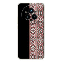 Силіконовый Чохол на Realme 14 Pro Plus з картинкой Вишиванки (Стильна вишиванка)