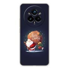 Чехол Санта Клаус для Realme 14 Pro Plus (Подарки от Санты)