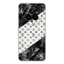 Чехол Стиль Louis Vuitton на Realme 14 Pro Plus (LV на белом)