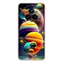 Чохол (ТПУ) з планетами на Realme 14 Pro Plus – Сонячна система