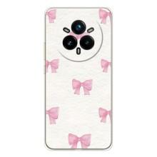 Чехол с бантиками на Реалми 14 Про Плюс (Большие бантики)