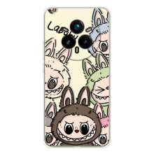 Чехол с Лабубу на Realme 14 Pro Plus – Коллаж Лабубу