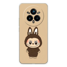 Чехол с Лабубу на Realme 14 Pro Plus – Коричневый Лабубу