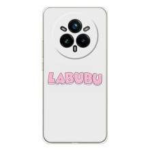 Чехол с Лабубу на Realme 14 Pro Plus – Лого Лабубу