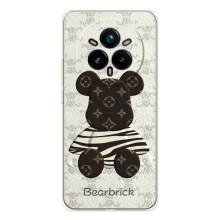 Крутые Чехлы Луи Виттон для Realme 14 Pro Plus (AlphaPrint) (Медведь LV)