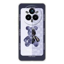 Крутые Чехлы Луи Виттон для Realme 14 Pro Plus (AlphaPrint) (Медвежонок LV)