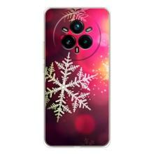 Новорічні Чохли для Реалмі 14 Про Плюс (VPrint) (Сніжинка)