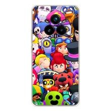 Силиконовый Чехол на Realme 14 Pro Plus с картинкой Brawl Stars – Персонажи