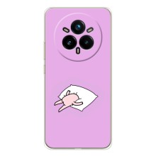 Прикольные Чехлы с принтом "интернет мэмы" для Realme 14 Pro Plus – Плач в подушку