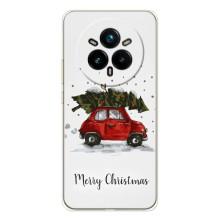 Різдвяні, Святкові Чохли для Реалмі 14 Про Плюс (Авто з ялинкою)