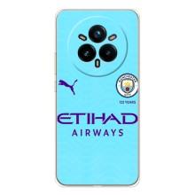 Силиконовые Чехлы принт Футбол на Realme 14 Pro Plus – Man City