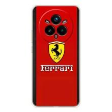 Силіконовий бампер з картинкою машини на Realme 14 Pro Plus – Ferrari Logo