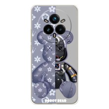 Силиконовый чехол для Realme 14 Pro Plus (Медведь Louis Vuitton)