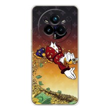 Силиконовый чехол для Realme 14 Pro Plus (Скрудж Луи Виттон)