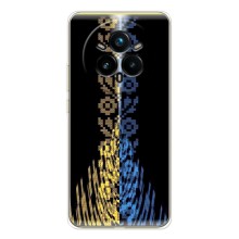 Силиконовый Чехол на Realme 14 Pro Plus (Патриотическая вышиванка)