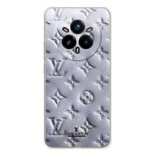 Текстурный Чехол Louis Vuitton для Реалми 14 Про Плюс (Белый ЛВ)