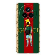 Брендновые Чехлы для Realme 14 Pro - (PREMIUMPrint) (Барт ГУЧЧИ)