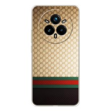 Чехлы Бренд GUCCI для Realme 14 Pro (Фон Гуччи)