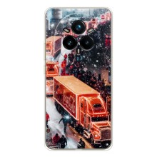 Чехлы на Новый Год Realme 14 Pro (Кока Кола)