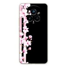 Чохол для Реалмі 14 Про - з принтом (Дизайнерські) (AlphaPrint) (Квіточки)