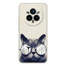 Чехол на тематику: Коты для Realme 14 Pro (Модный кот)