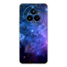 Силиконовый бампер с принтом "Наса" на Realme 14 Pro – Звездное небо