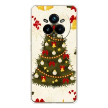 Чехол Новогодняя Елка на Realme 14 Pro (Новогодний принт)