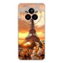 Чехол Эйфелева Башня для Realme 14 Pro - (AlphaPrint) – Солнечная башня