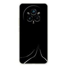Чехол с картинками на черном фоне для Realme 14 Pro – Дорога