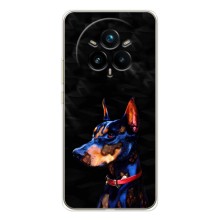 Бампер для Realme 14 Pro с картинкой "Песики" – Собака Мопс