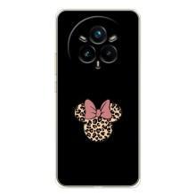 Чехол с леопардовым принтом на Realme 14 Pro – Леопардовая Минни