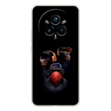 Чехол с Обезьянами Realme 14 Pro - (AlphaPrint)