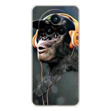 Чохол з Мавпами Realme 14 Pro - (AlphaPrint) – В навушниках