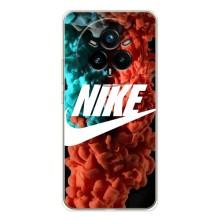 Чехол для Realme 14 Pro - с принтом Найк (AlphaPrint) – Дымчатый найк