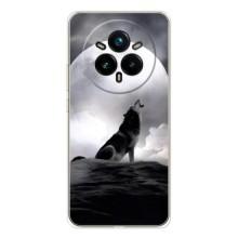 Чехол с Волком на Realme 14 Pro – Волк и луна