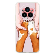 Чехол (ТПУ) Милые собачки для Realme 14 Pro (Любовь к собакам)