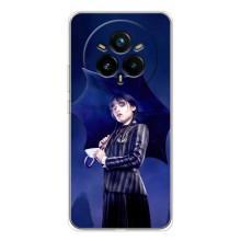 Чехлы Венсдей на Realme 14 Pro Уэнсдей (AlphaPrint) (Уэнздей с зонтом)