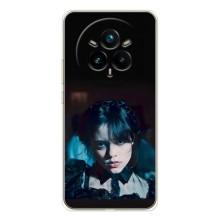Чехлы Венсдей на Realme 14 Pro Уэнсдей (AlphaPrint) (взгляд Уэнздей)
