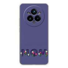 Чехлы для мамы на Realme 14 Pro (Мама в цветах)