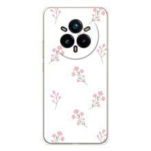 Чохол з квітковим принтом на Реалмі 14 Про (Рожеві квіти)
