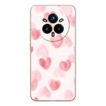 Чехол с розовым рисунком для Realme 14 Pro