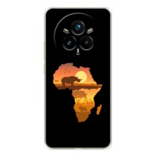 Летний Чехол на Realme 14 Pro (Карта)