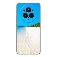 Летний Чехол на Realme 14 Pro (Море песок)