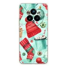 Новорічні Чохли для Реалмі 14 Про (VPrint) (Одяг НР)