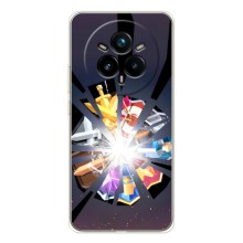 Силиконовый Чехол (атрибутика Клеш Роял) для Realme 14 Pro – Кланы