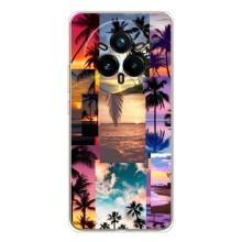 Силиконовый чехол с КАРТИНКАМИ лето для Realme 14 Pro (AlphaPrint) (Летний отпуск)